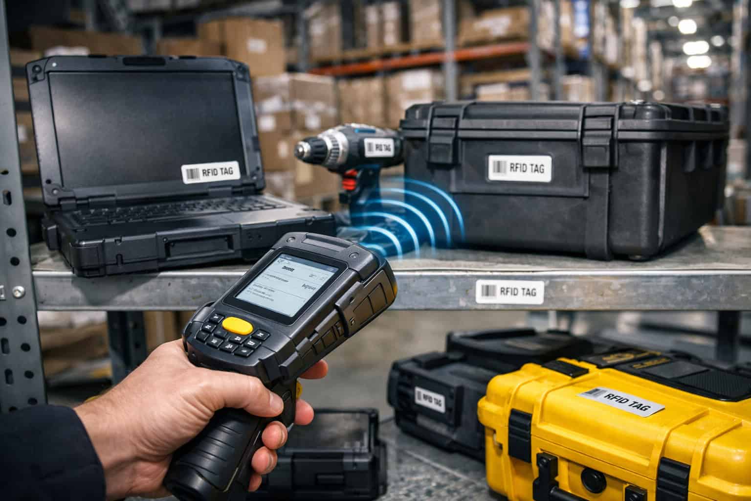 Types of RFID asset tags used for enterprise asset tracking