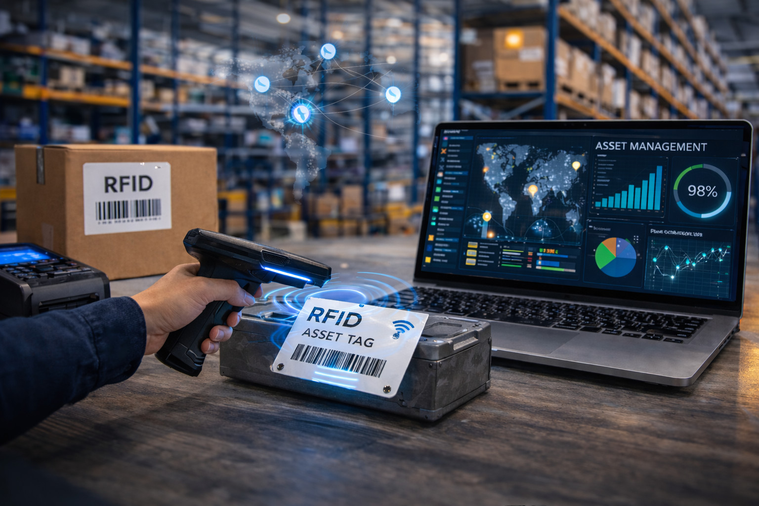 RFID Asset Management and RFID Asset Tagging System for Enterprise Asset Tracking